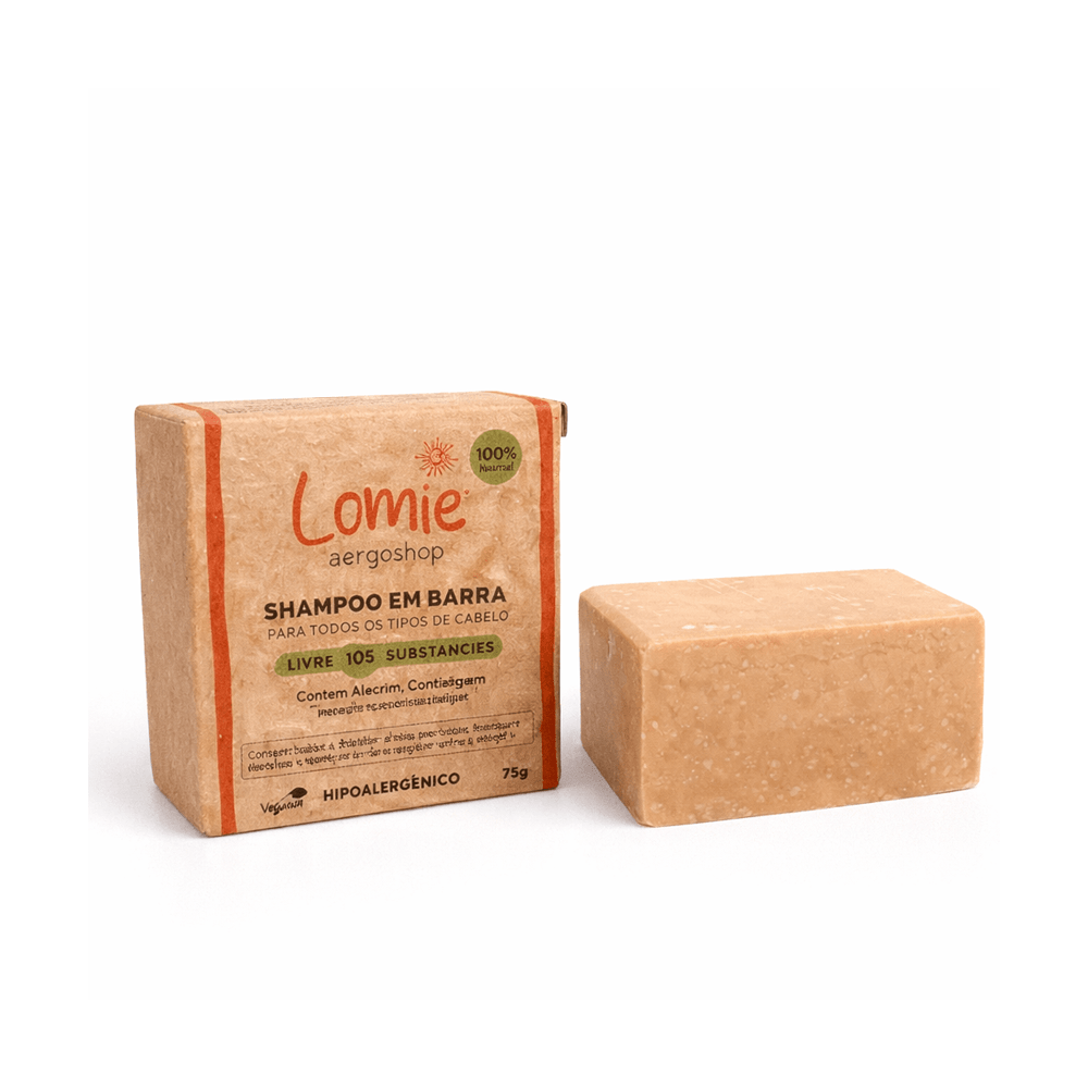 Shampoo Em Barra Lomie Alergoshop 75g