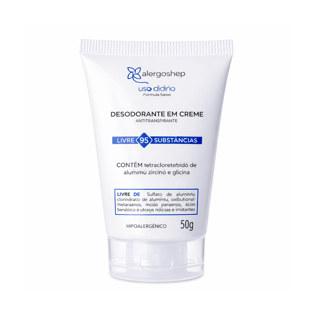 Desodorante Em Creme Uso Diário Alergoshop 50g