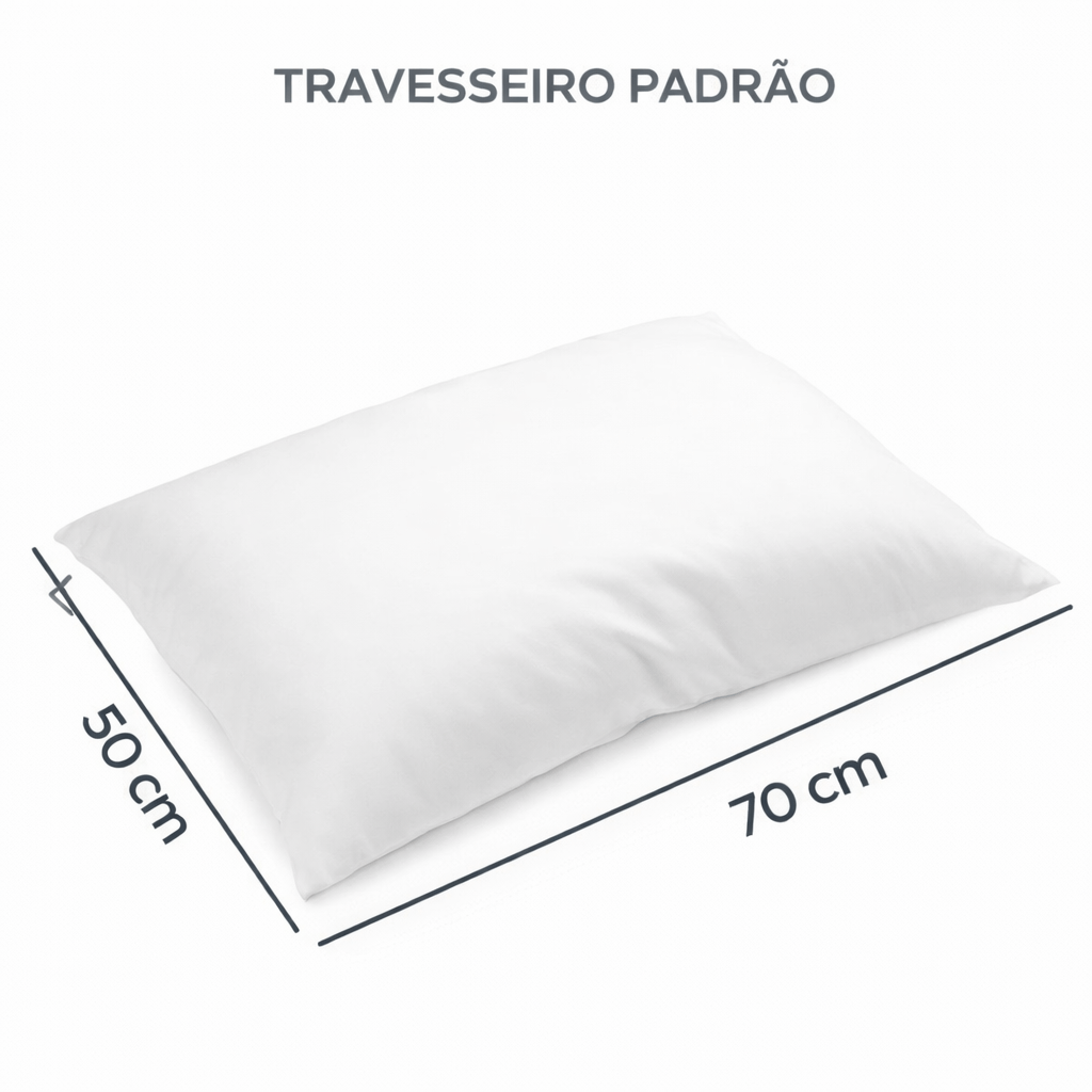 Capa  Antiácaro Super Soft Para Travesseiro Padrão Alergoshop