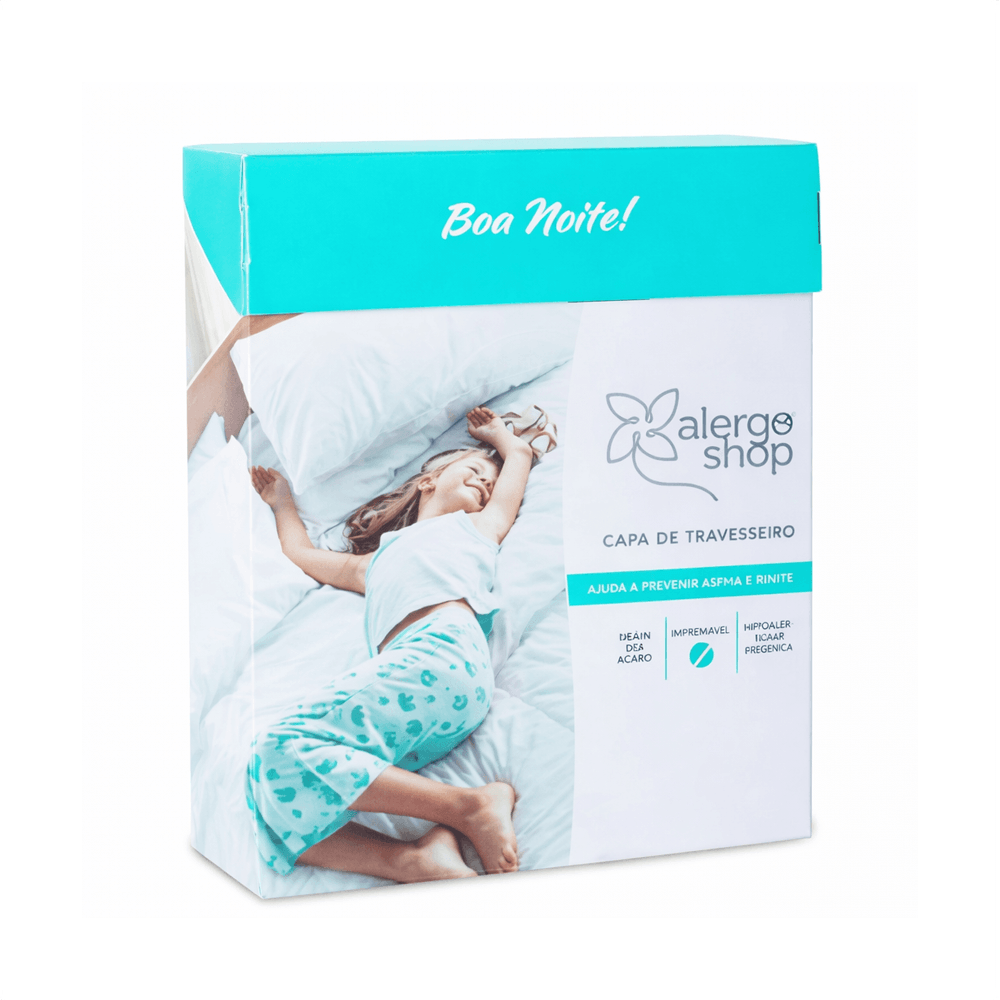 Capa  Antiácaro Super Soft Para Travesseiro Padrão Alergoshop