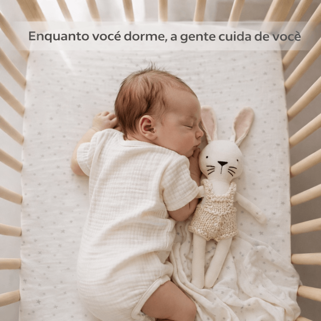 Capa para Colchão de Berço Antiácaro em PVC Alergoshop Berço Americano