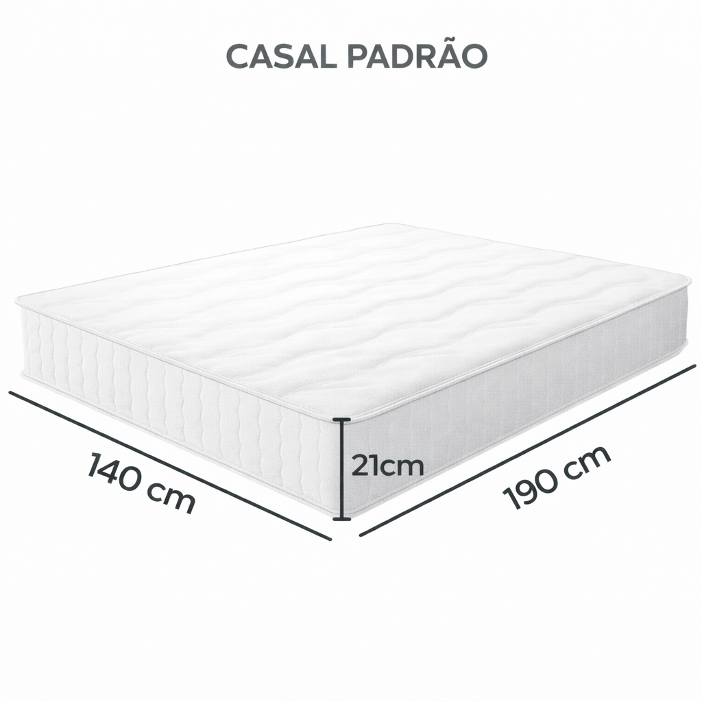 Protetor para Colchão Casal em PVC Alergoshop Casal Padrão
