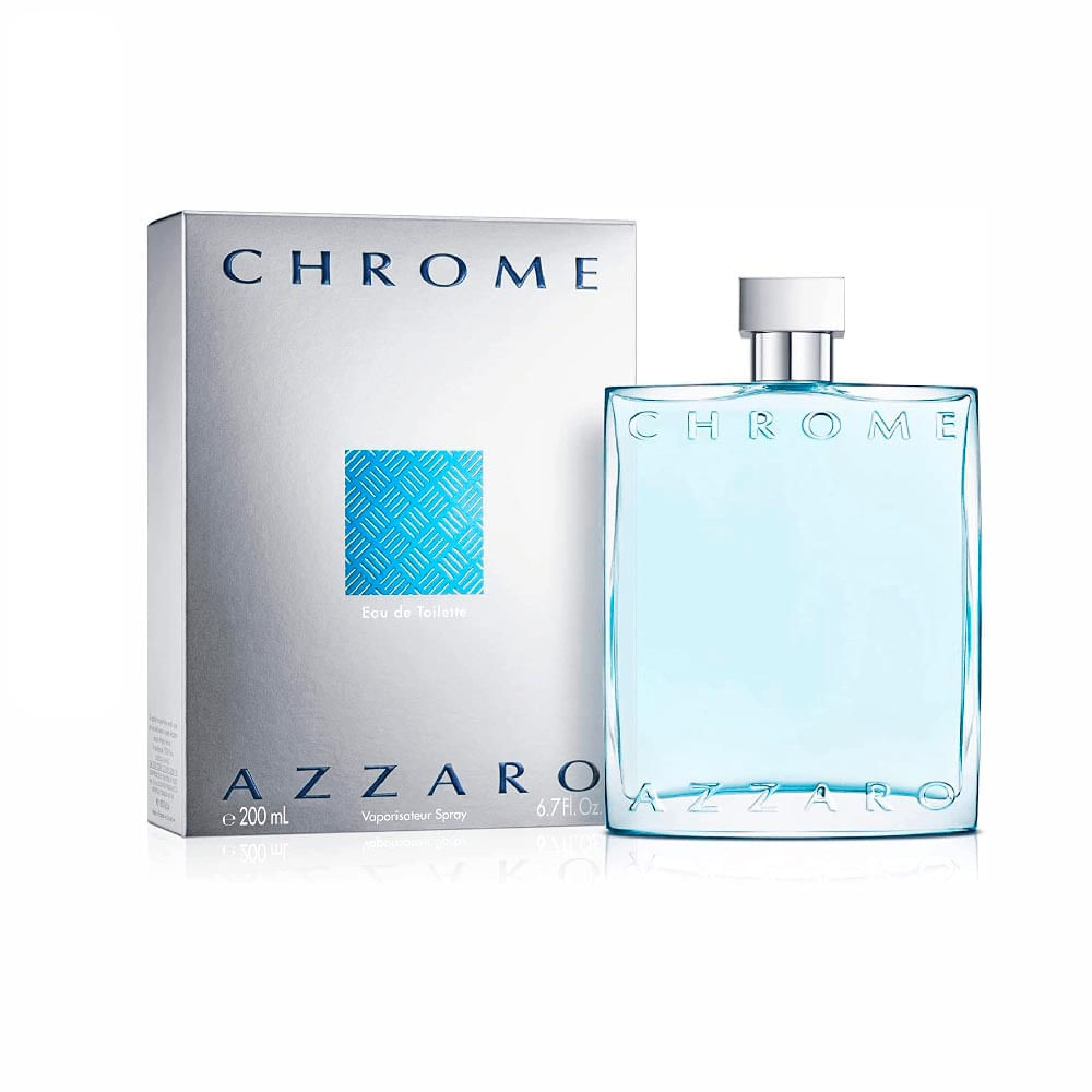 Perfume Masculino Chrome Azzaro Eau de Toilette 200ml