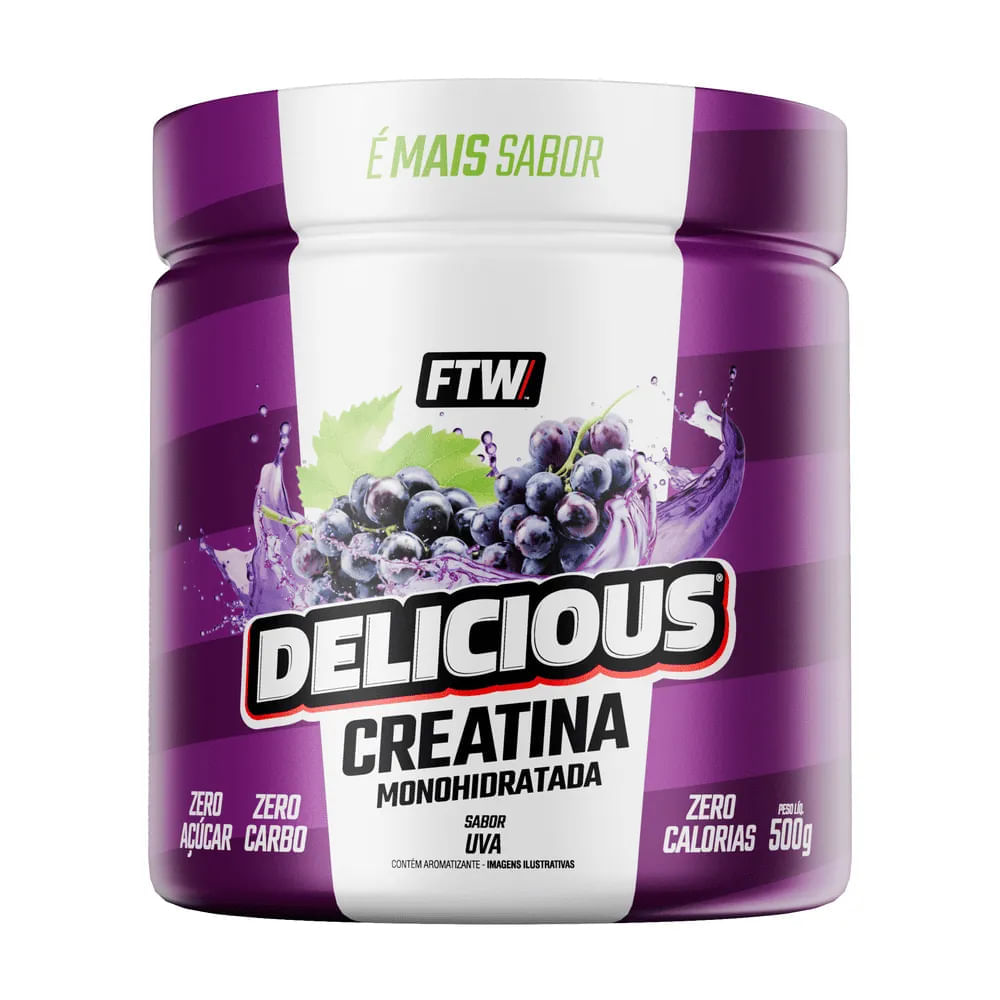 Creatina Monohidratada Delicious Uva FTW 500g