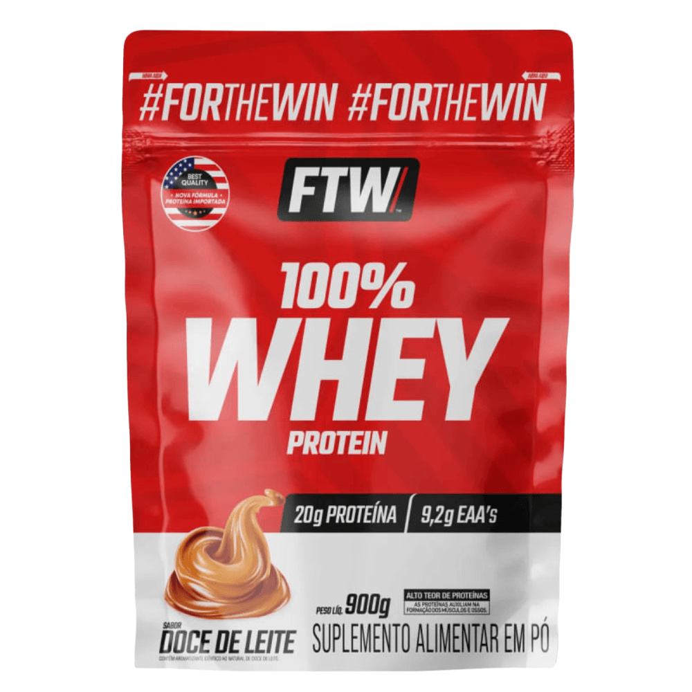 100% Whey Doce de Leite Refil FTW 900g