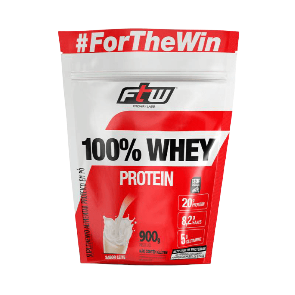 100% Whey Leite Refil FTW 900g