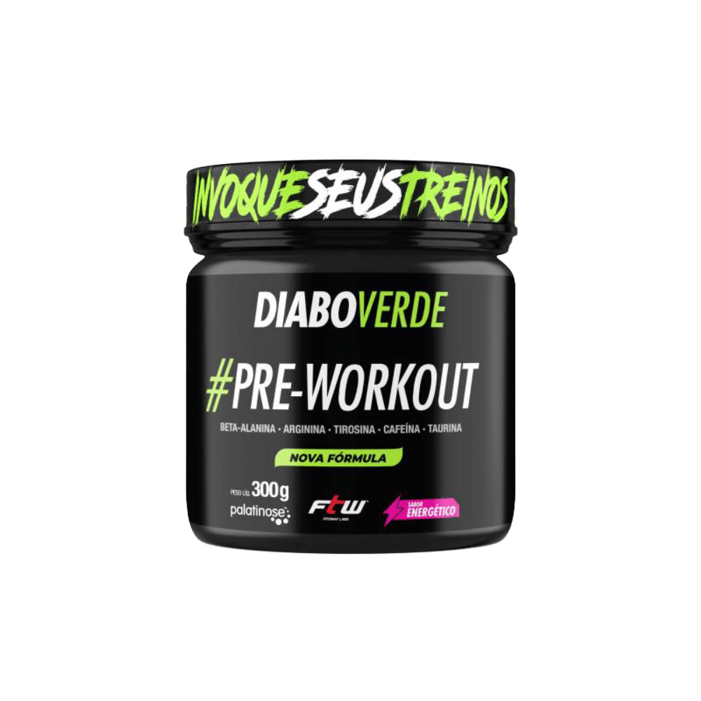 Pre-workout Energético Diabo Verde 300g