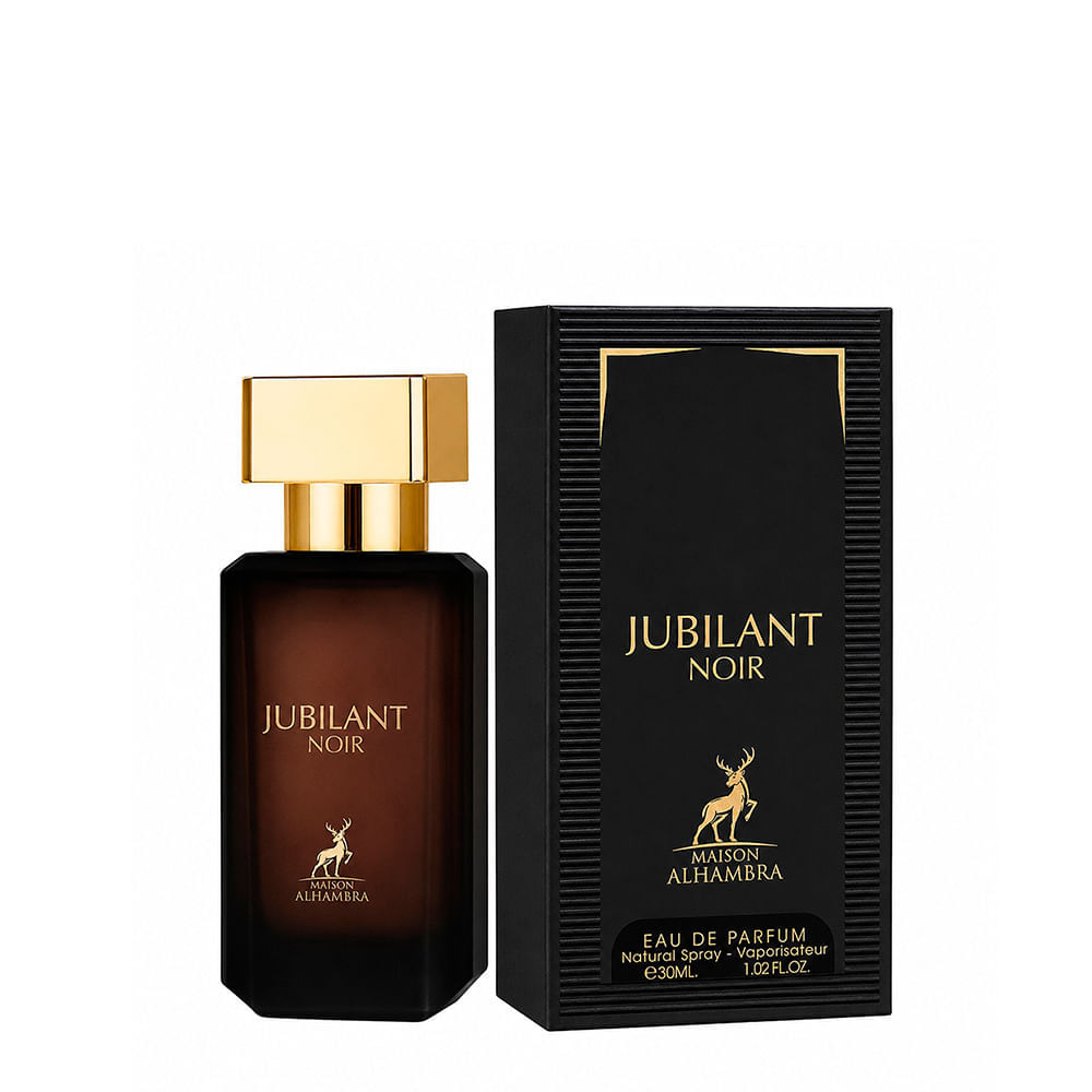 Perfume Árabe Feminino Jubilant Noir Eau de Parfum Maison Alhambra 30ml