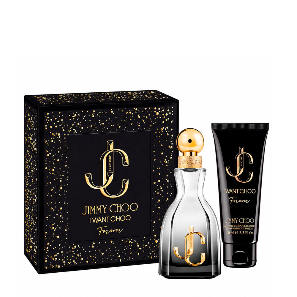 Kit Jimmy Choo I Want Choo Forever Feminino Perfume Eau de Parfum 60ml + Loção Corporal 100ml