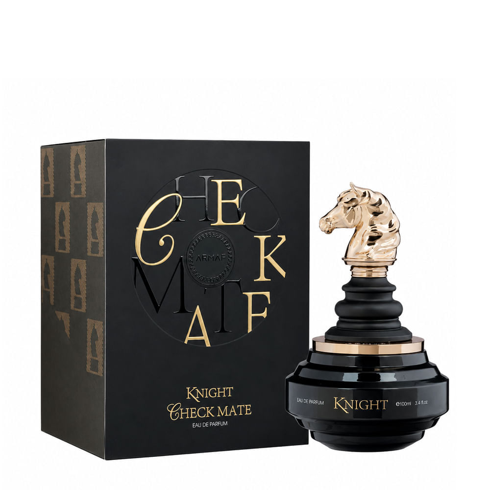 Perfume Árabe Masculino Checkmate Black Knight Eau de Parfum Armaf 100ml