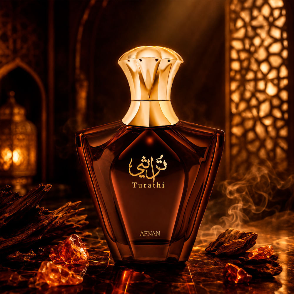 Perfume Árabe Masculino Turathi Brown Eau de Parfum Afnan 90ml