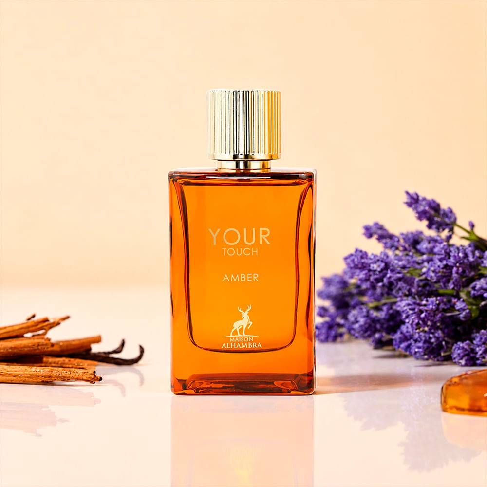 Perfume Árabe Unissex Your Touch Amber Eau de Parfum Maison Alhambra 100ml