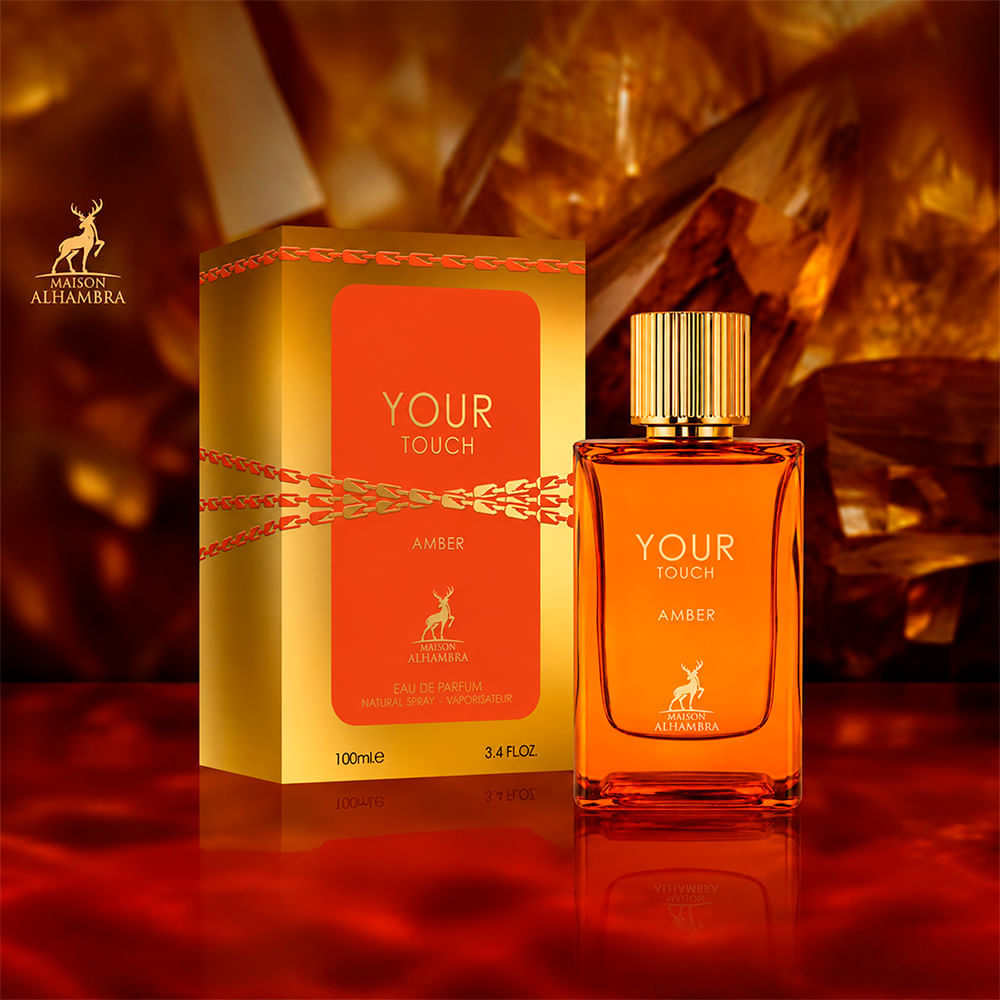 Perfume Árabe Unissex Your Touch Amber Eau de Parfum Maison Alhambra 100ml
