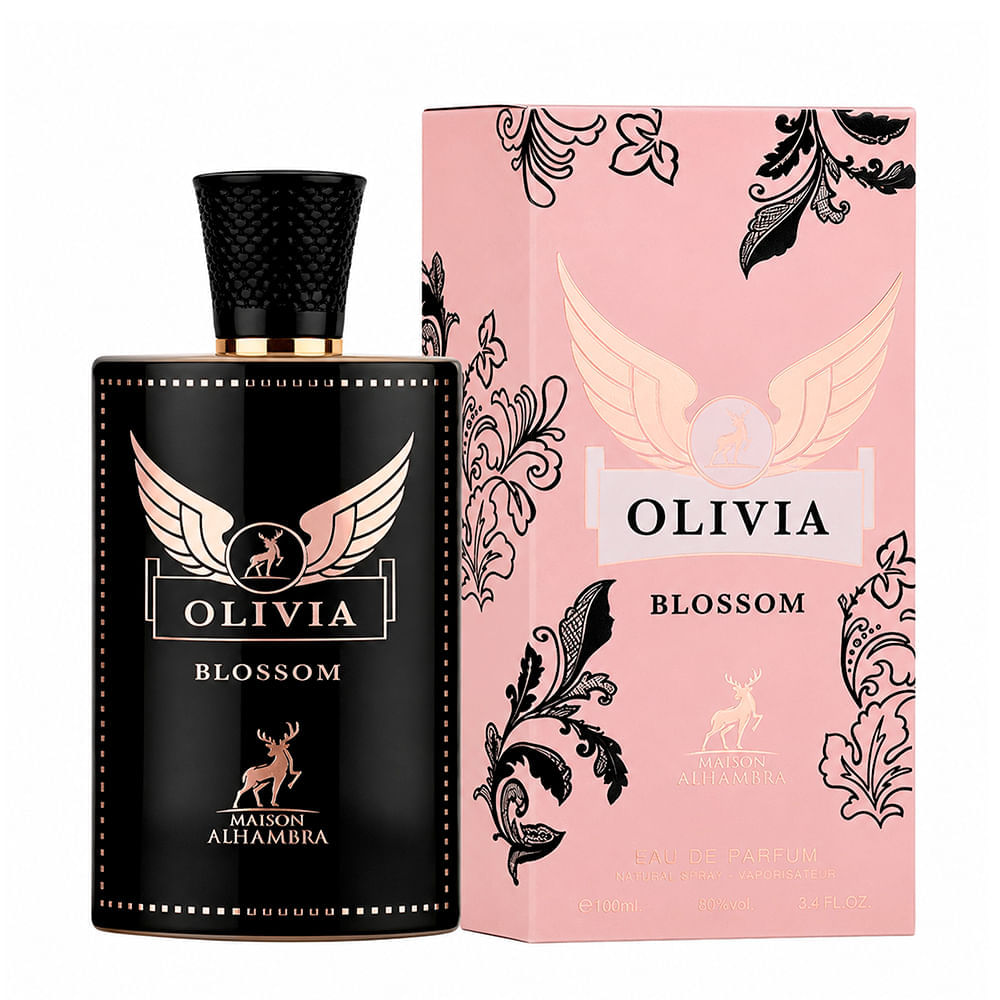 Perfume Árabe Feminino Olivia Blossom Eau de Parfum Maison Alhambra 80ml