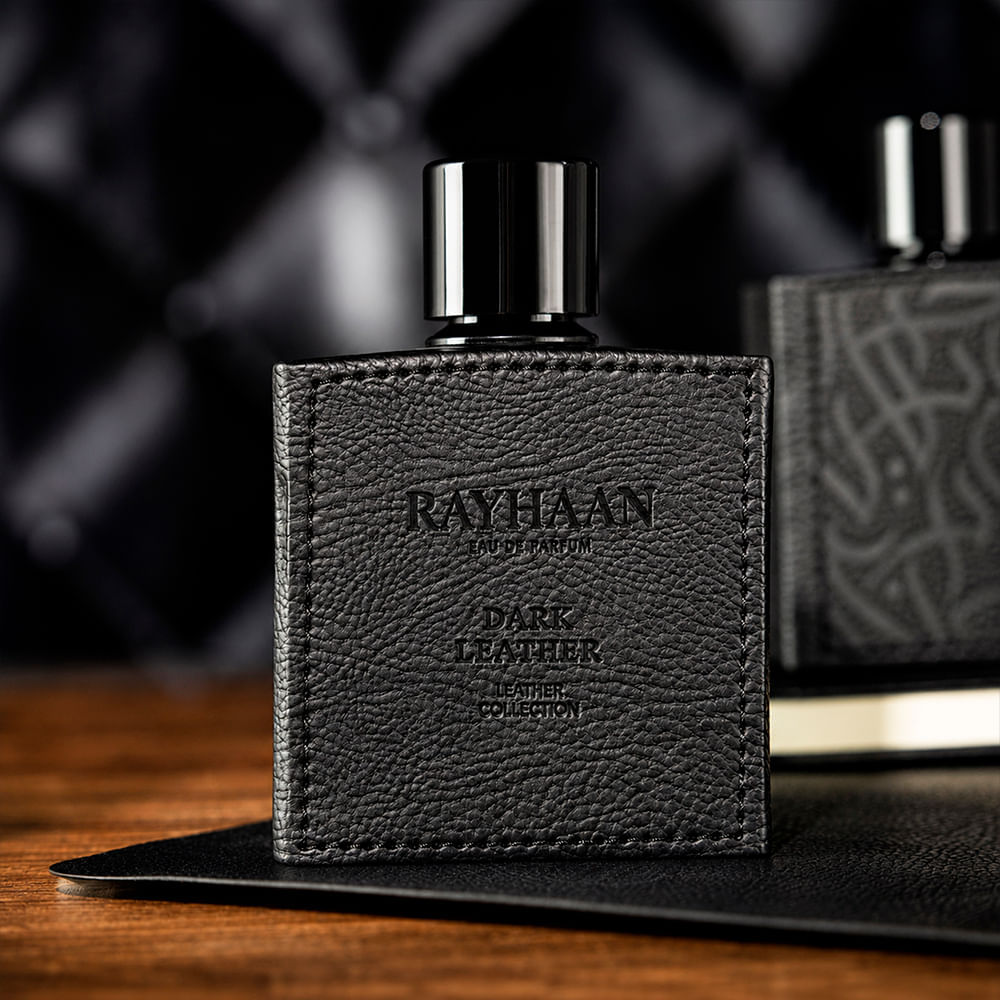 Perfume Árabe Masculino Dark Leather Eau de Parfum Rayhaan 100ml