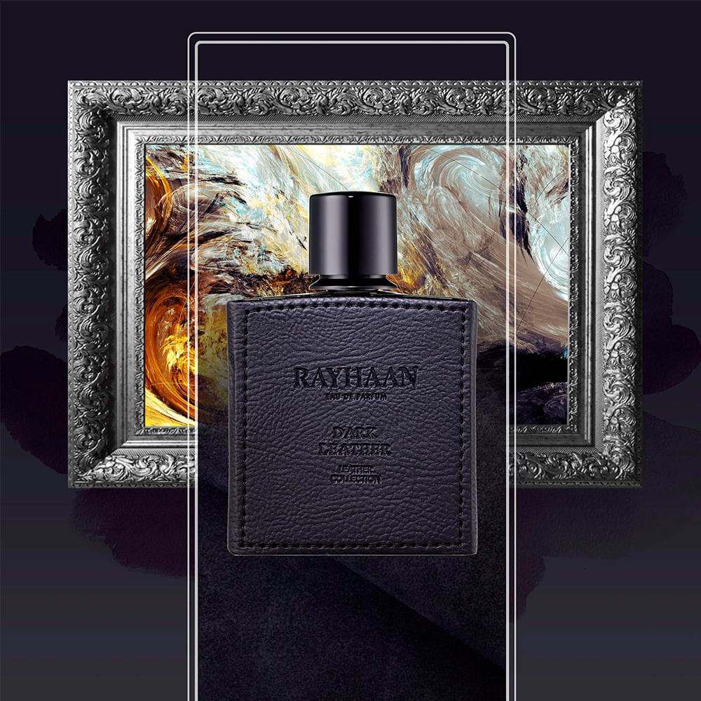 Perfume Árabe Masculino Dark Leather Eau de Parfum Rayhaan 100ml