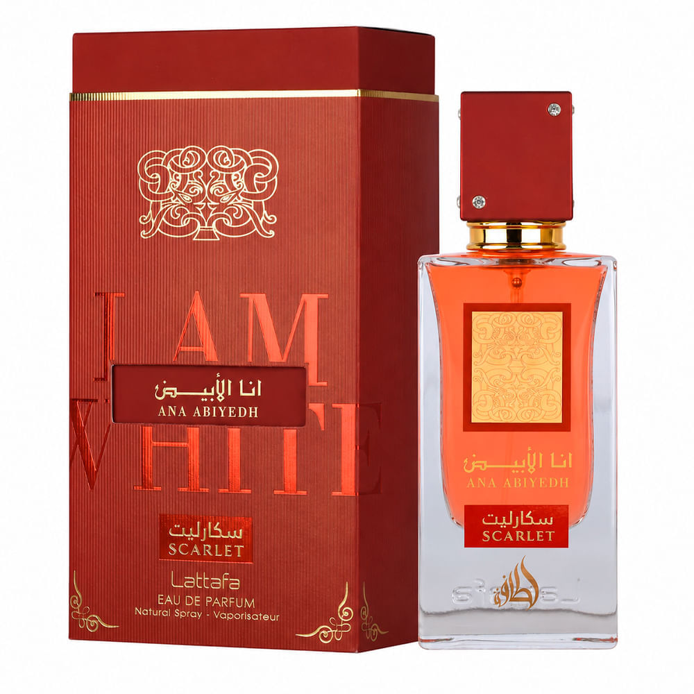 Perfume Árabe Feminino Ana Abiyedh Scarlet Eau de Parfum Lattafa 60ml