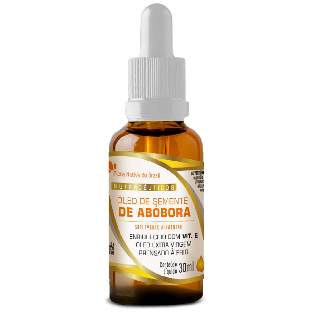 Óleo de Semente de Abóbora em Gotas Flora Nativa 30ml
