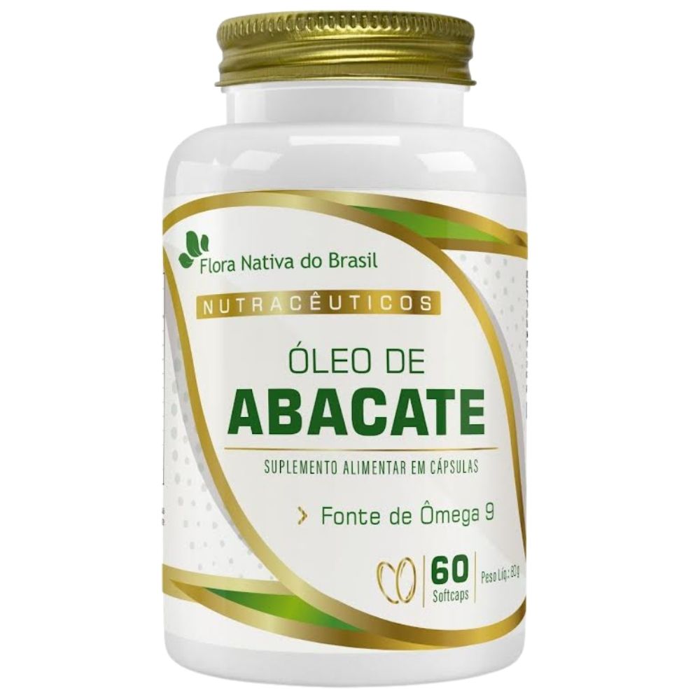 Óleo de Abacate Flora Nativa 60 Cápsulas