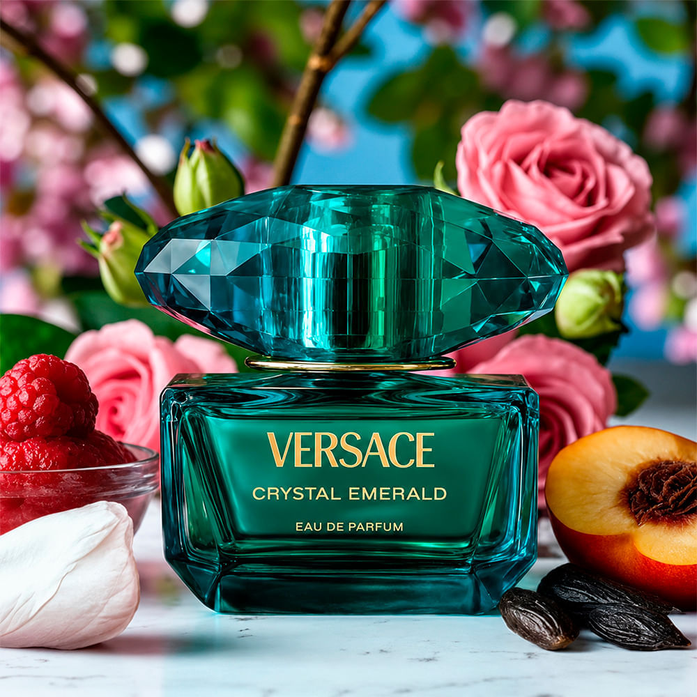 Perfume Feminino Crystal Emerald Pour Femme Versace Eau de Parfum 90ml