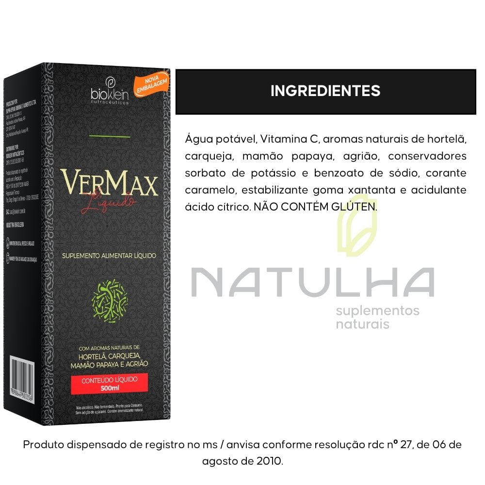 VerMax Líquido Bioklein 500ml