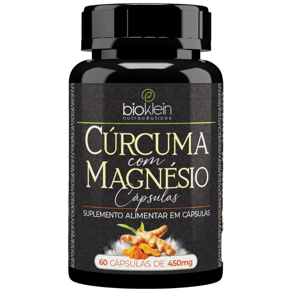 Cúrcuma com Magnésio Bioklein 60 Cápsulas