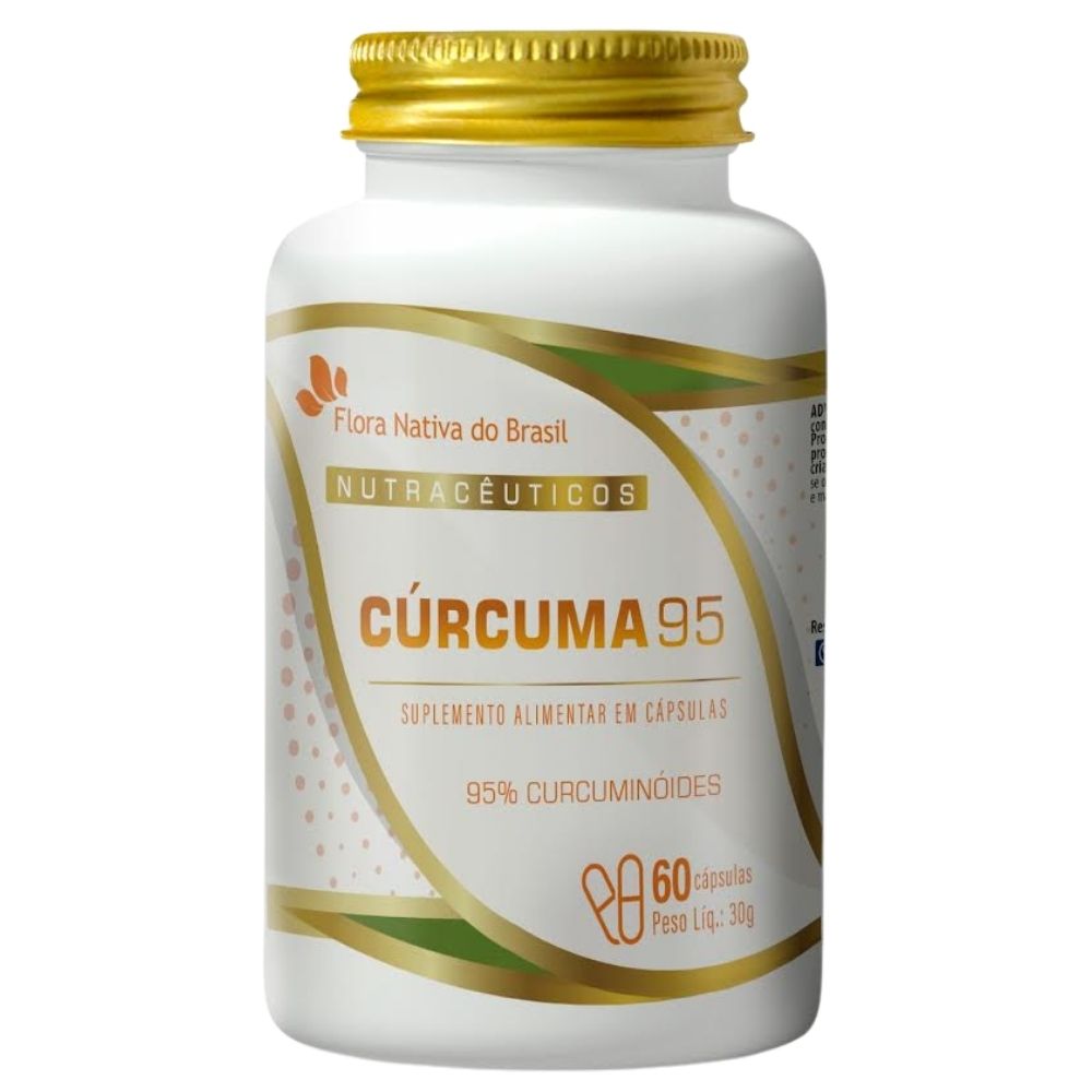 Cúrcuma 95% De Curcumina Flora Nativa 60 Cápsulas