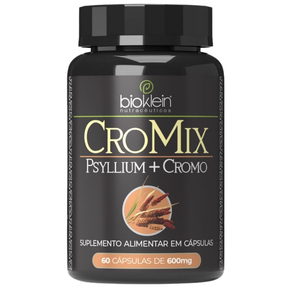 CroMix Psyllium + Cromo Bioklein 60 Cápsulas