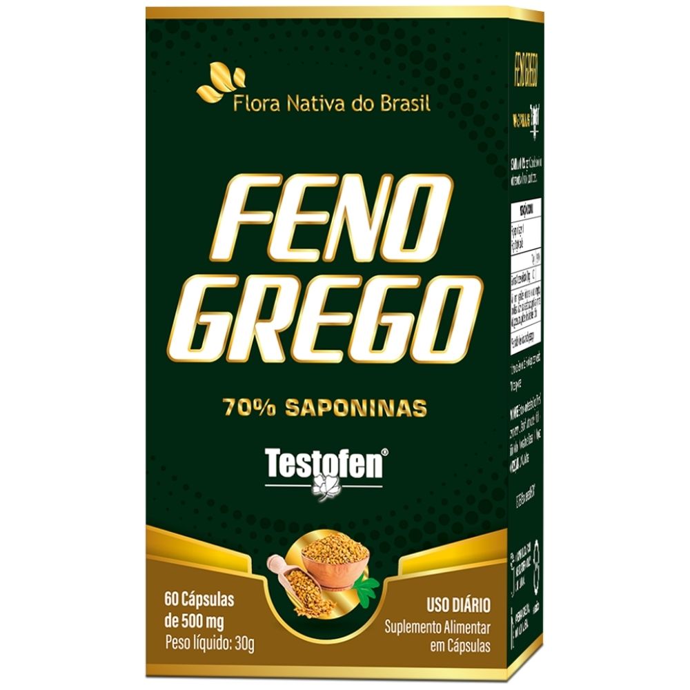 Feno Grego Testofen® Flora Nativa 60 Cápsulas