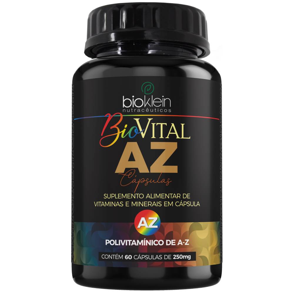 Polivitamínico Biovital A-Z Bioklein 60 Cápsulas
