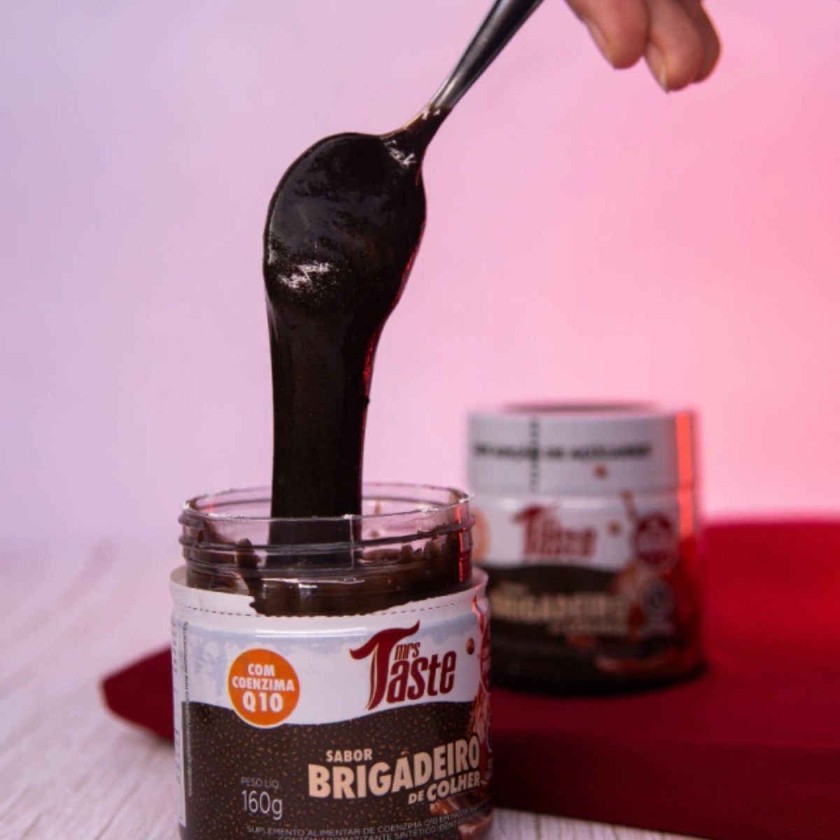 Creme com Whey Protein e CoQ10 Mrs Taste Sabor Brigadeiro 160g
