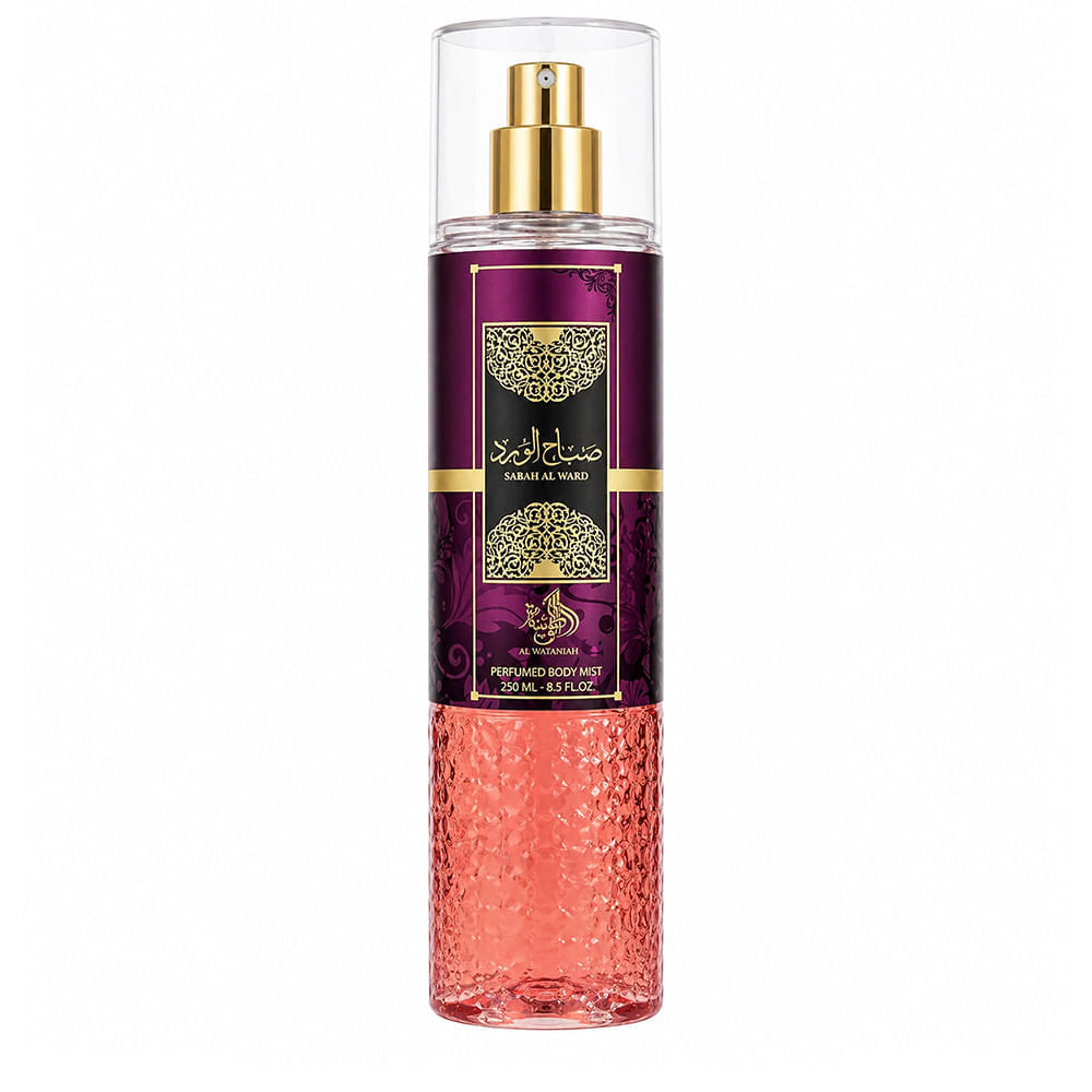 Body Mist Árabe Al Wataniah Sabah Al Ward 250ml