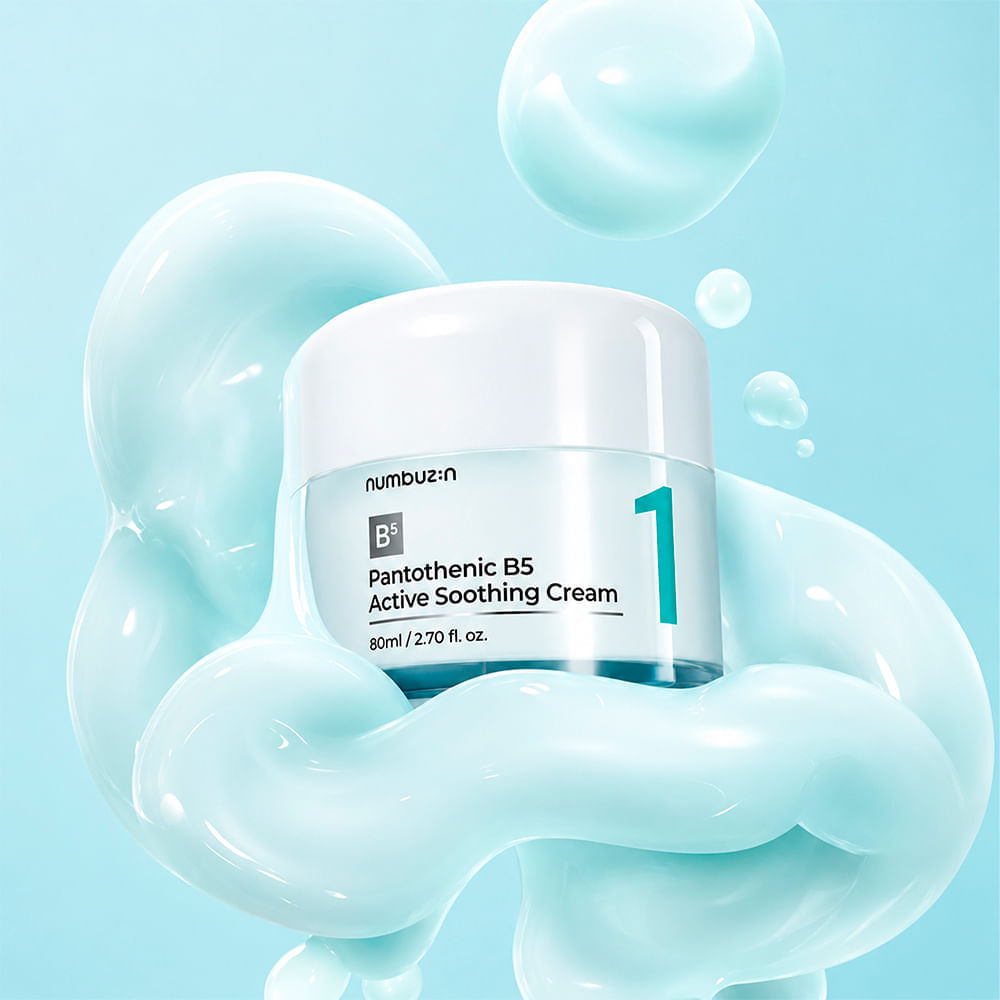 Creme Facial Calmante Numbuzin Nº 1 Pantothenic B5 Active Soothing Cream 80ml