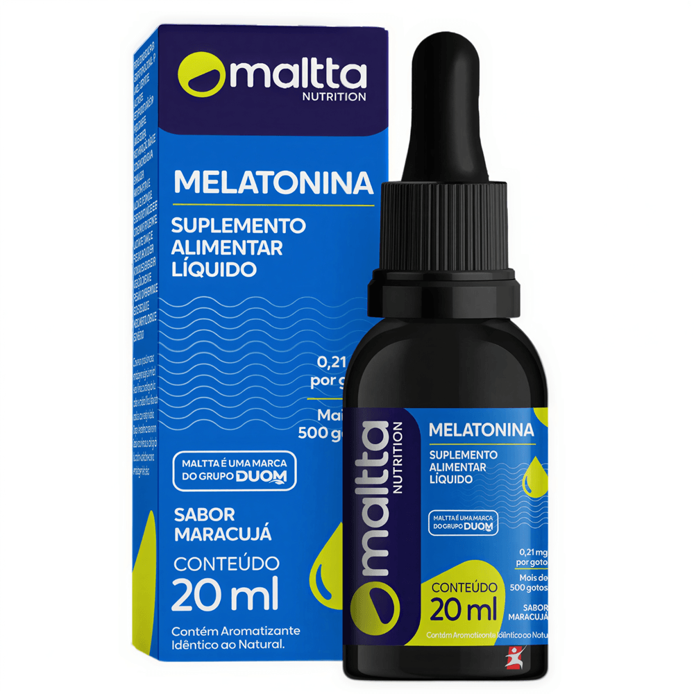 Melatonina em Gotas Maltta Nutrition Sabor Maracujá 20ml
