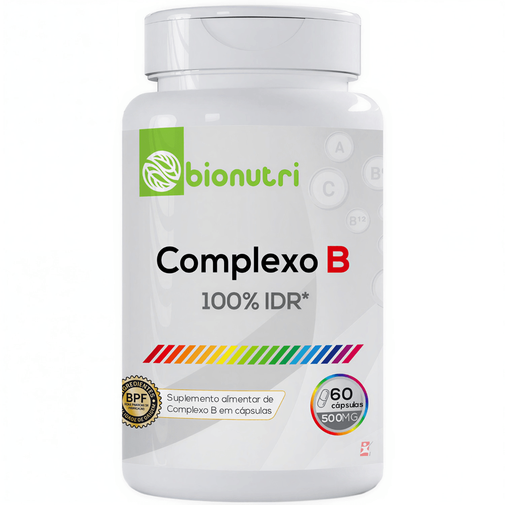 Complexo B Concentrado Com 8 Vitaminas Bionutri 60 Cápsulas