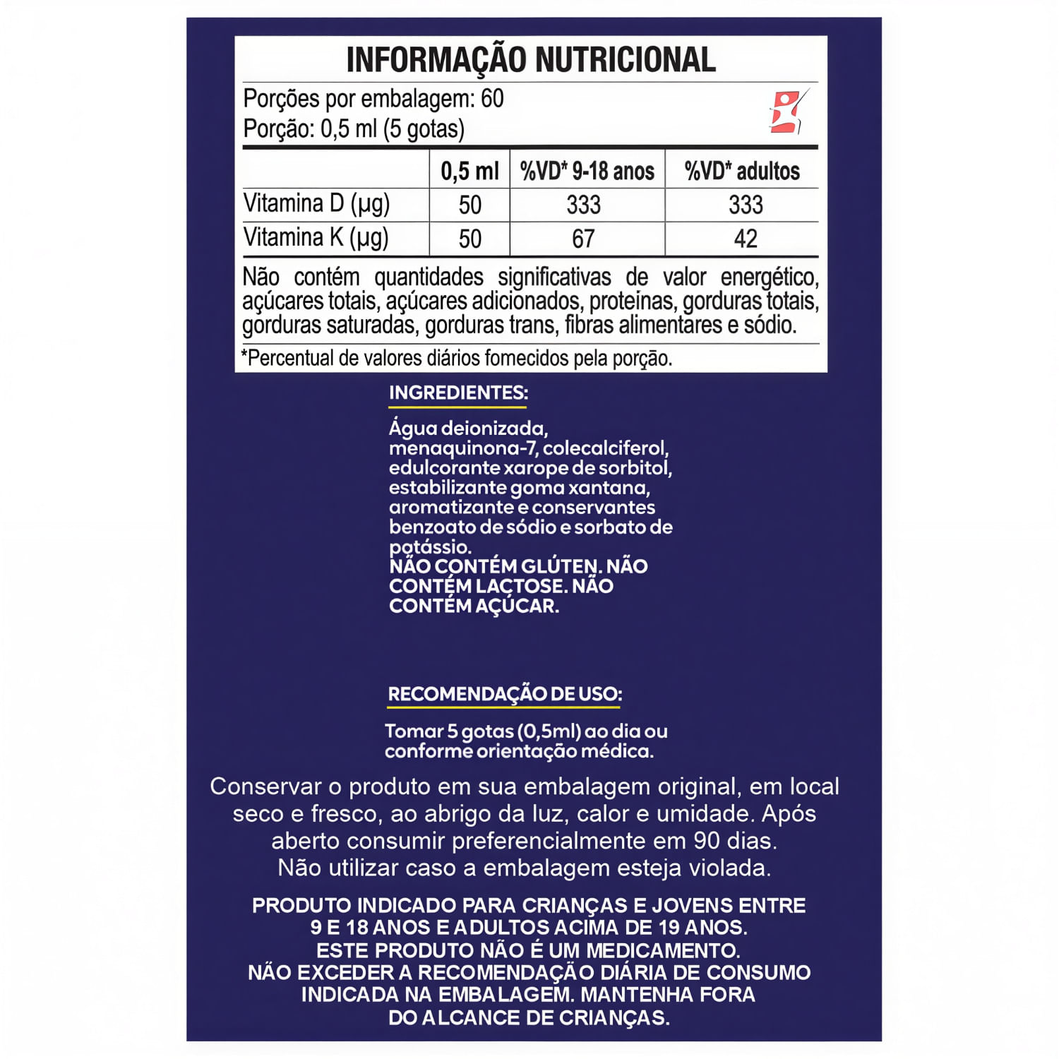 Vitamina K2 + D3 Maltta Nutrition 30ml