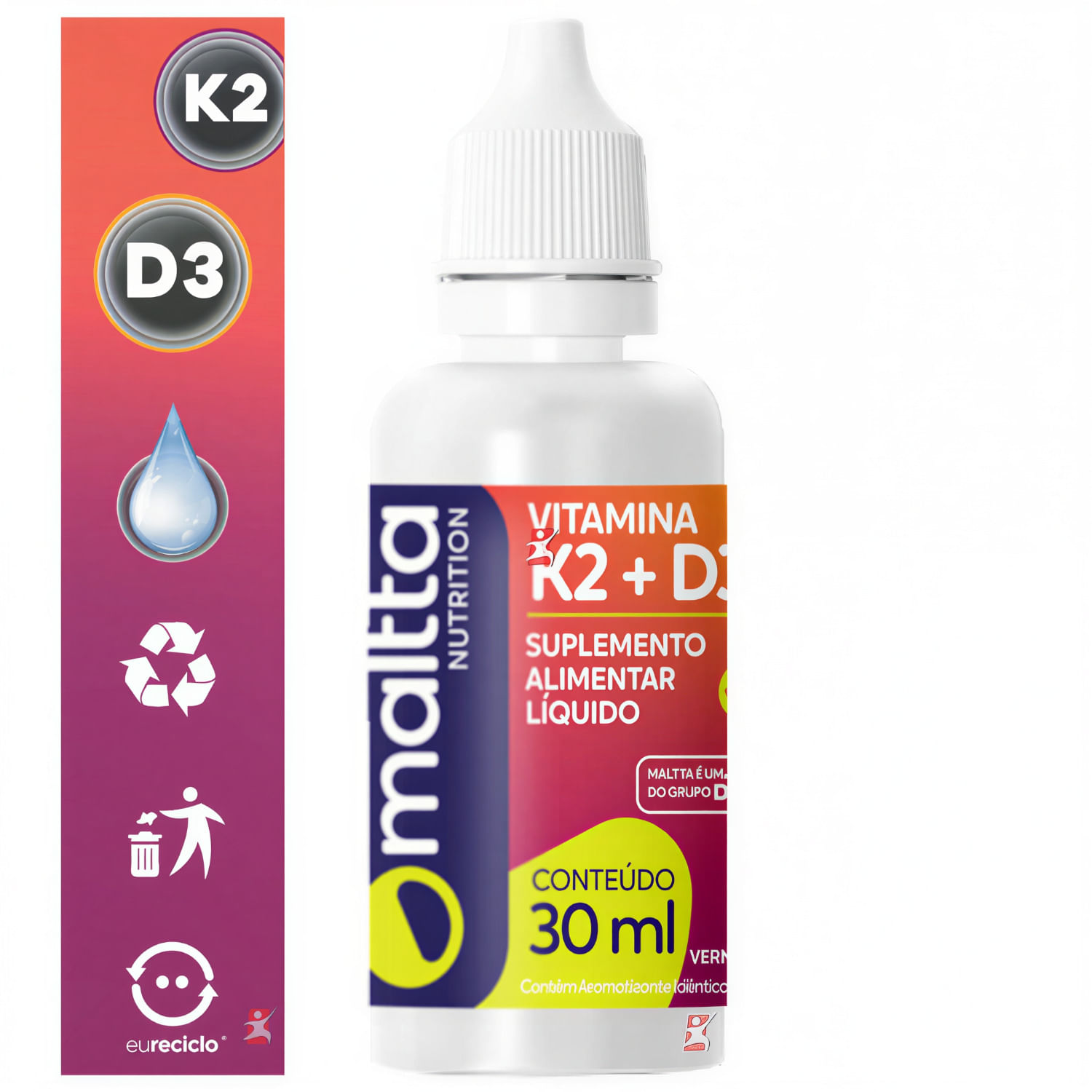 Vitamina K2 + D3 Maltta Nutrition 30ml