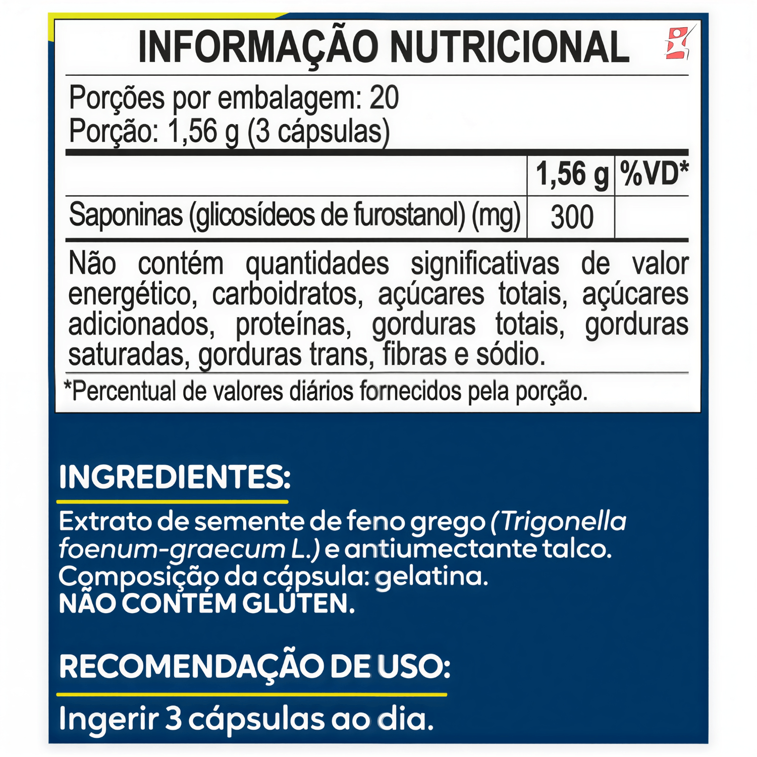 Feno Grego Fenugreek Premium Maltta Nutrition 60 Cápsulas