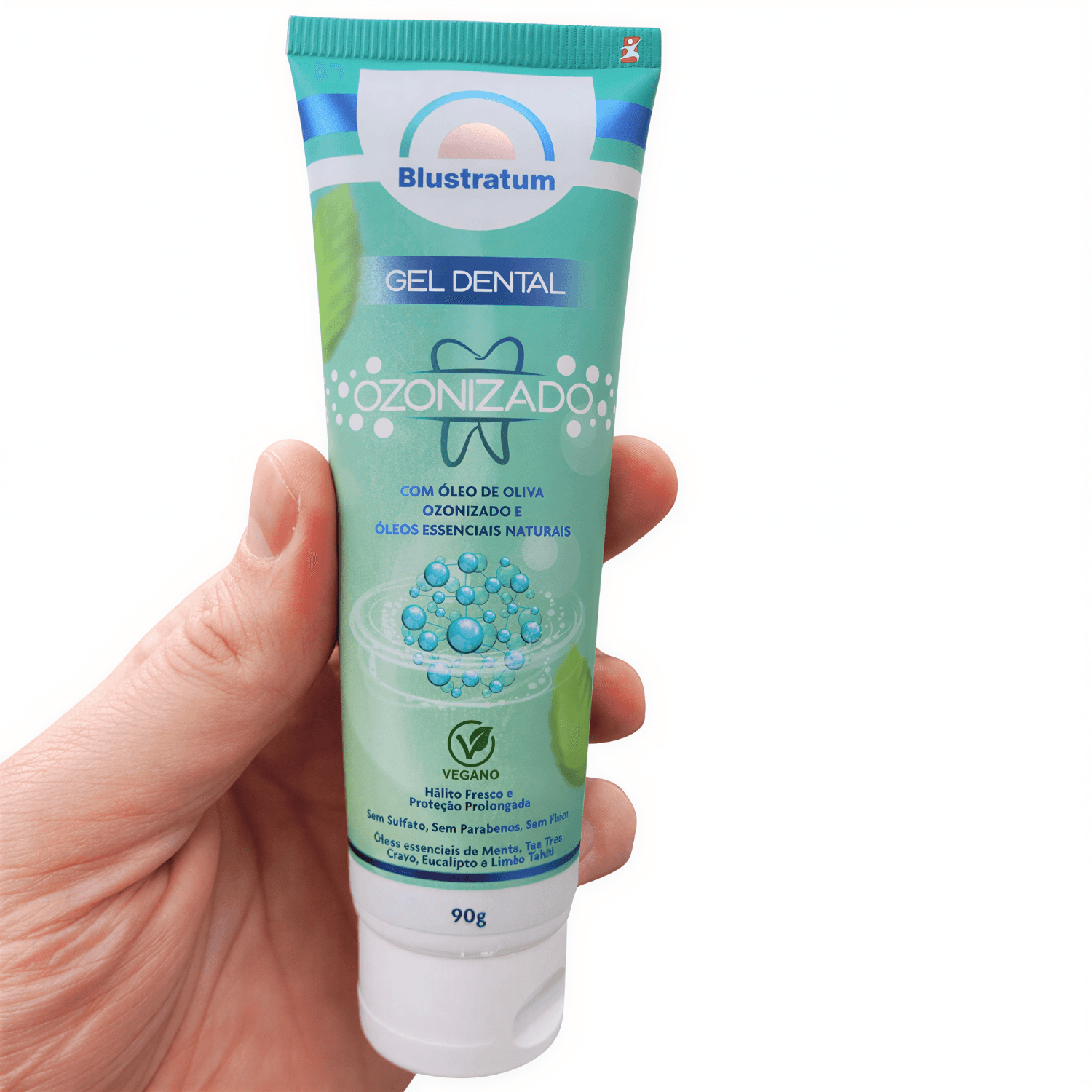 Gel Dental Ozonizado + Óleos Essenciais Blustratum 90g