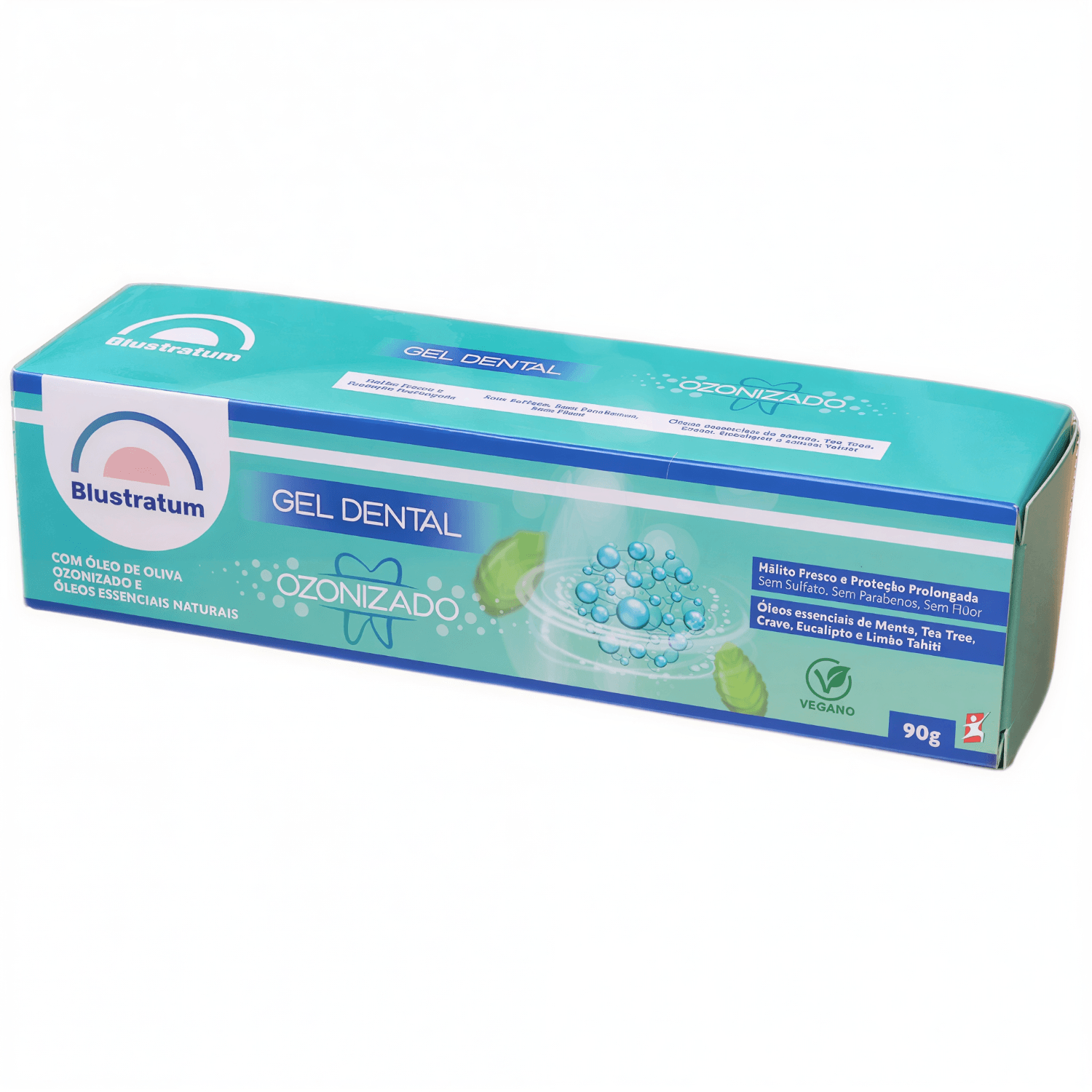 Gel Dental Ozonizado + Óleos Essenciais Blustratum 90g