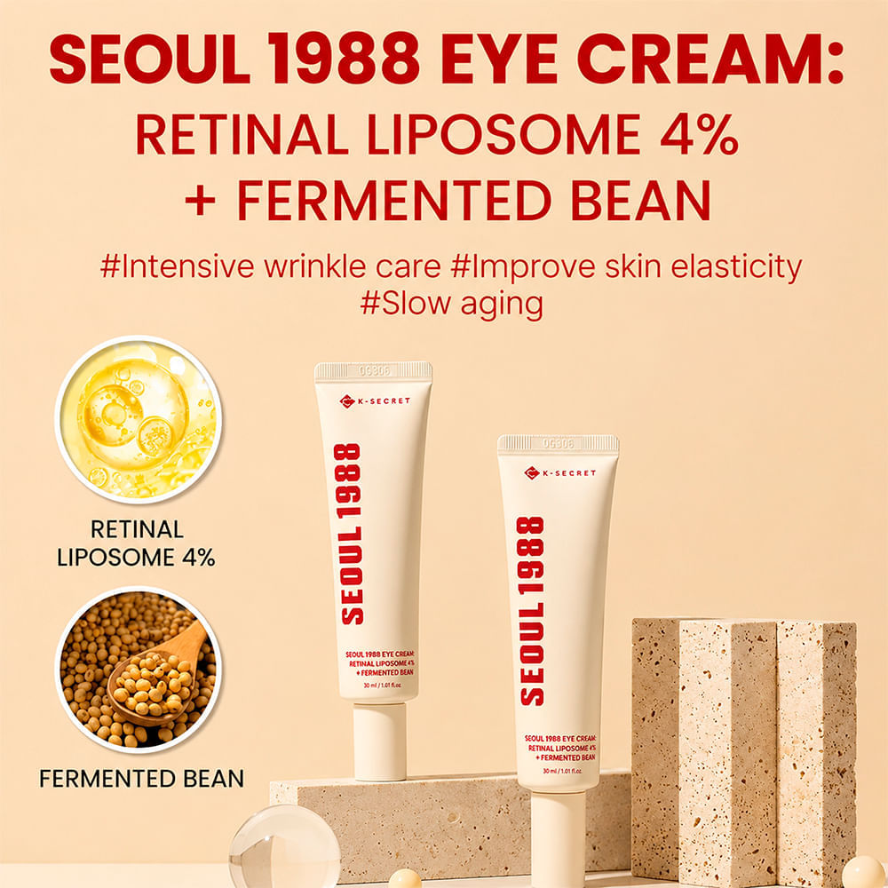 Creme para Contorno dos Olhos Seoul 1988 Retinal Liposome K-Secret 30ml