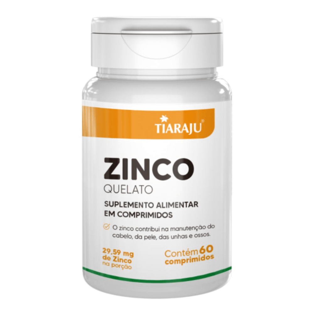 Zinco Quelato Tiaraju 60 Cápsulas