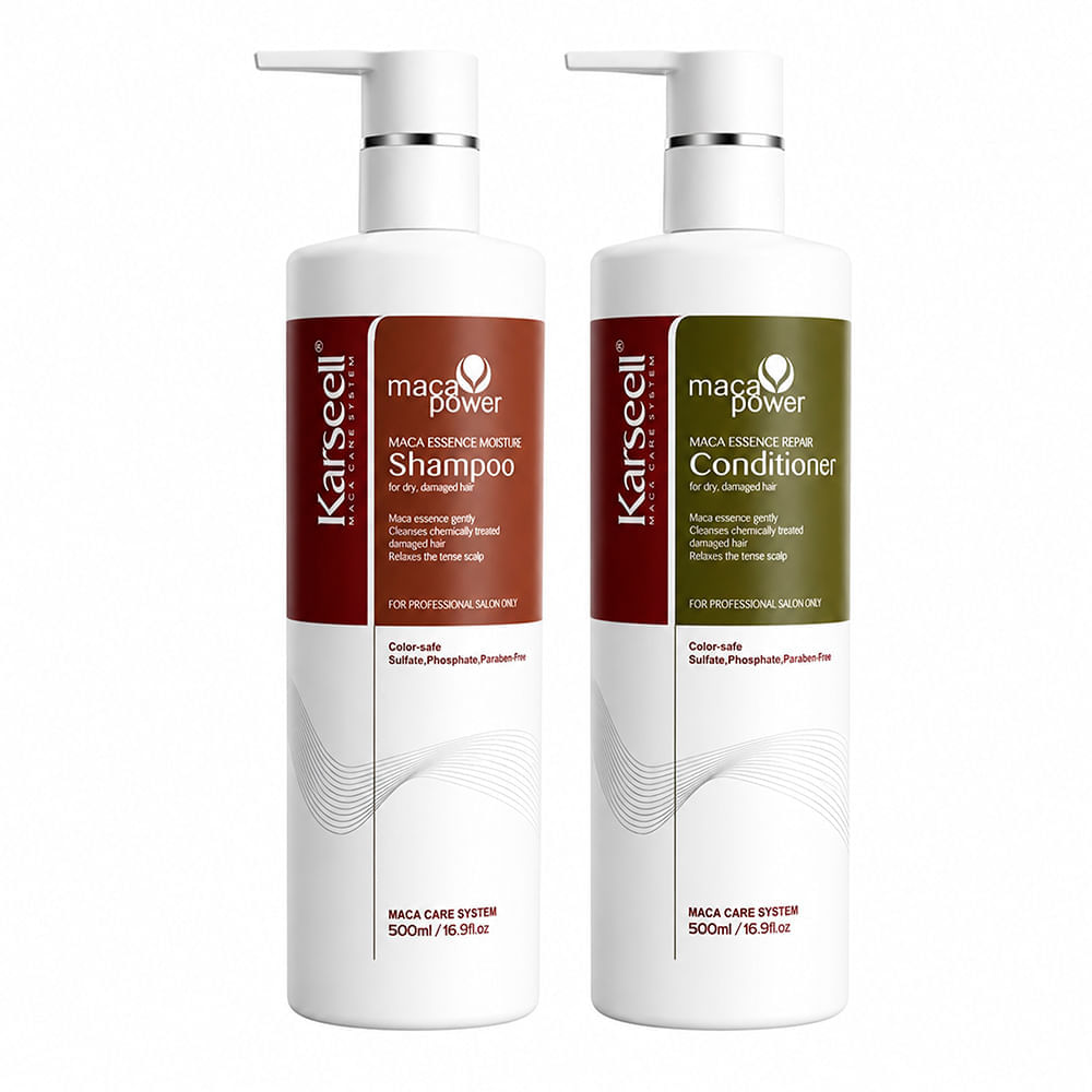 Kit Karseell Maca Power Hair Care Shampoo 500ml + Condicionador 500ml