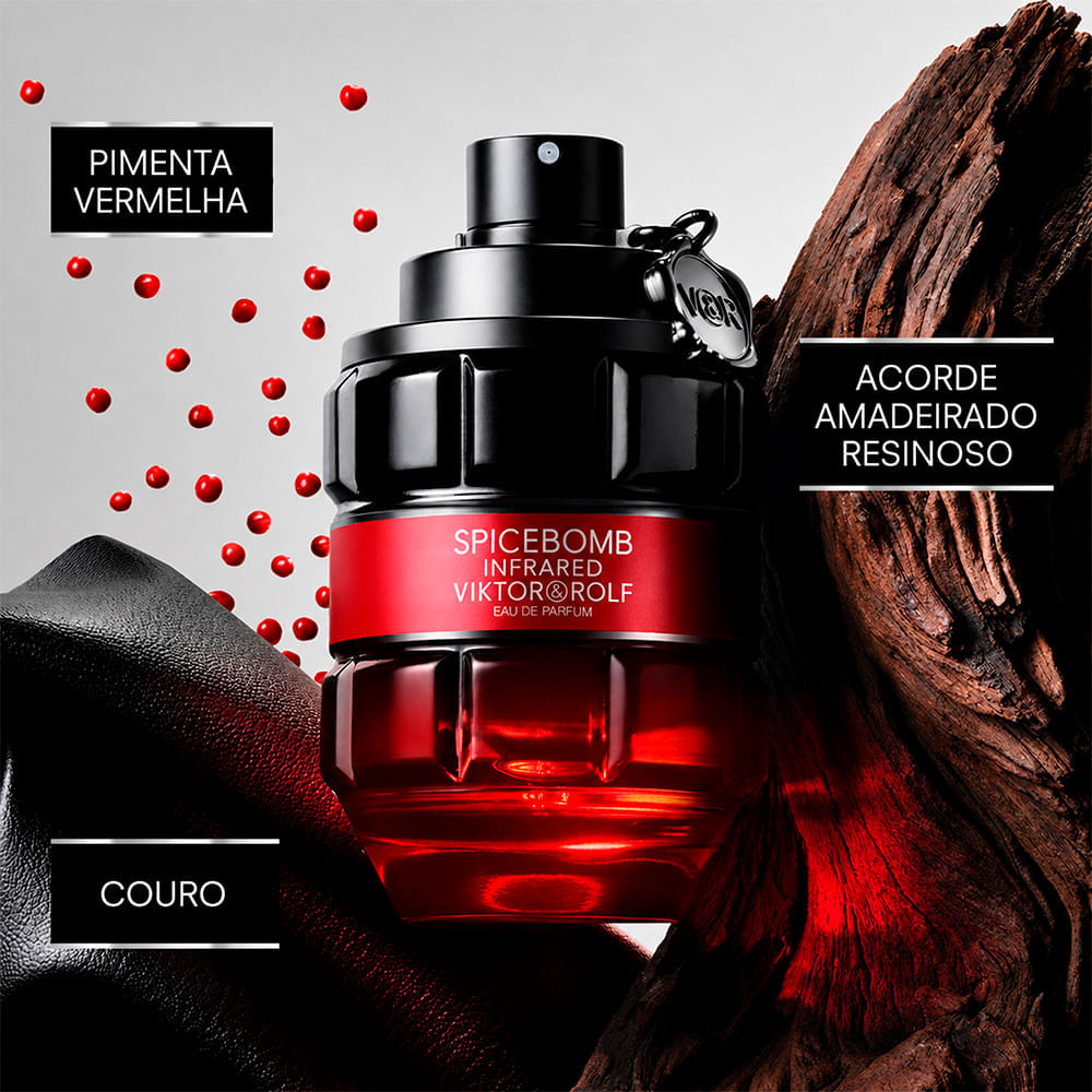 Perfume Masculino Spicebomb Infrared Pour Homme Eau de Toilette Viktor & Rolf 90ml