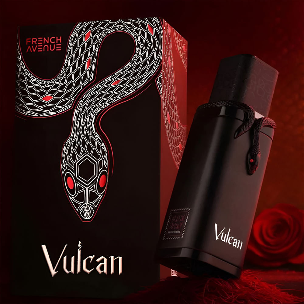 Perfume Árabe Masculino Vulcan Edition Limitee Extrait de Parfum French Avenue 100ml