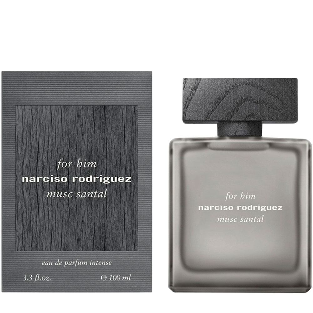 Perfume Masculino Narciso Rodriguez For Him Musc Santal Eau de Parfum Intense 100ml