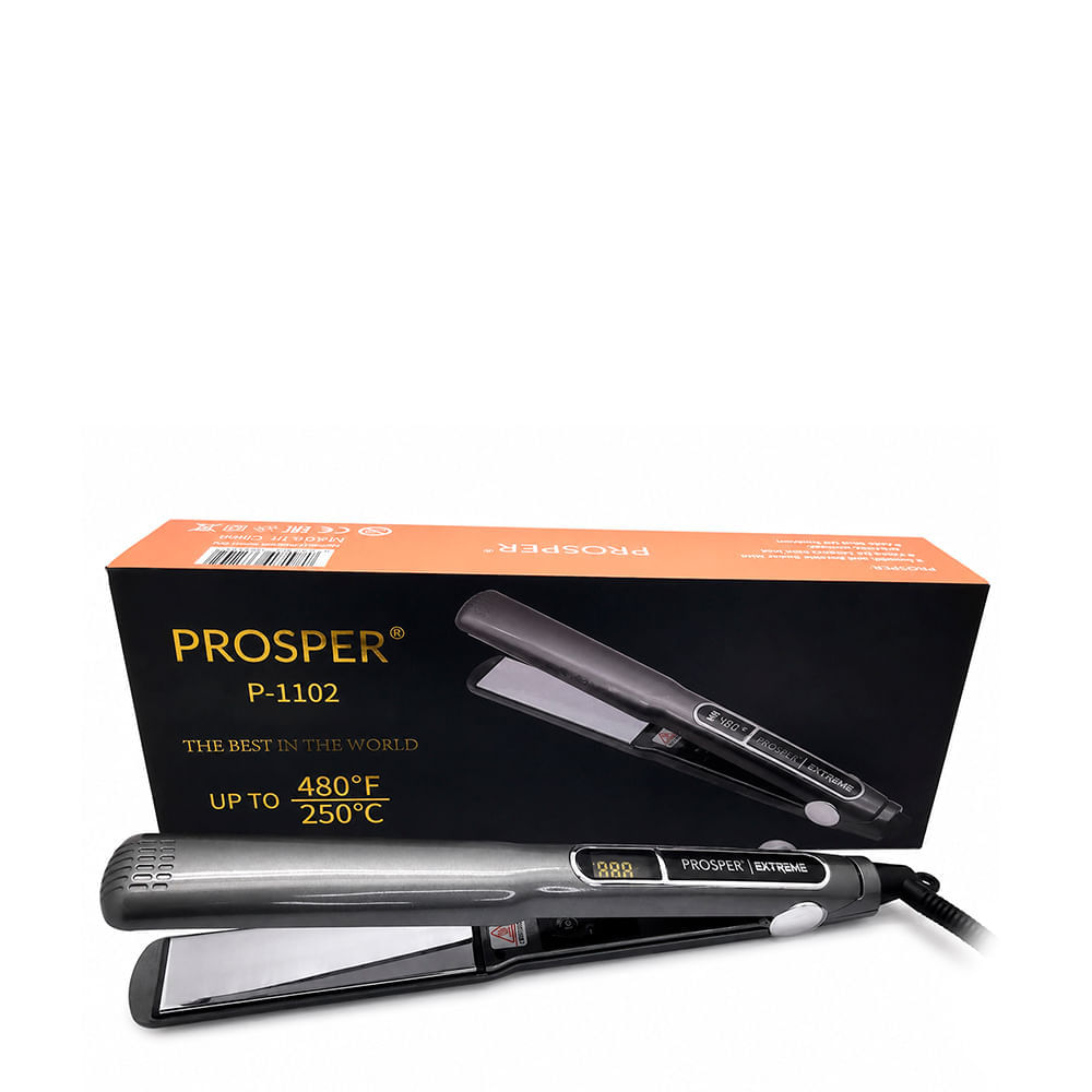 Chapinha de Cabelo Prosper P1102 Cinza e Preto Bivolt