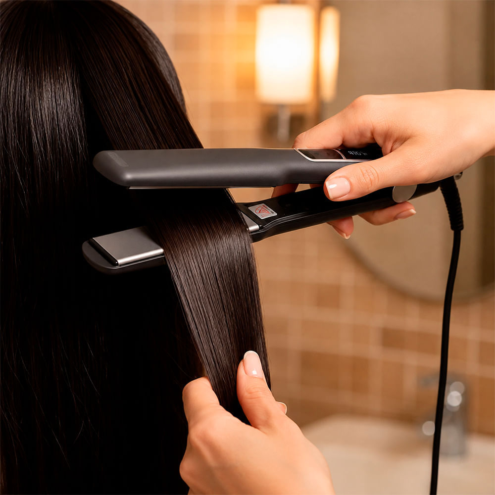 Chapinha de Cabelo Prosper P1102 Cinza e Preto Bivolt