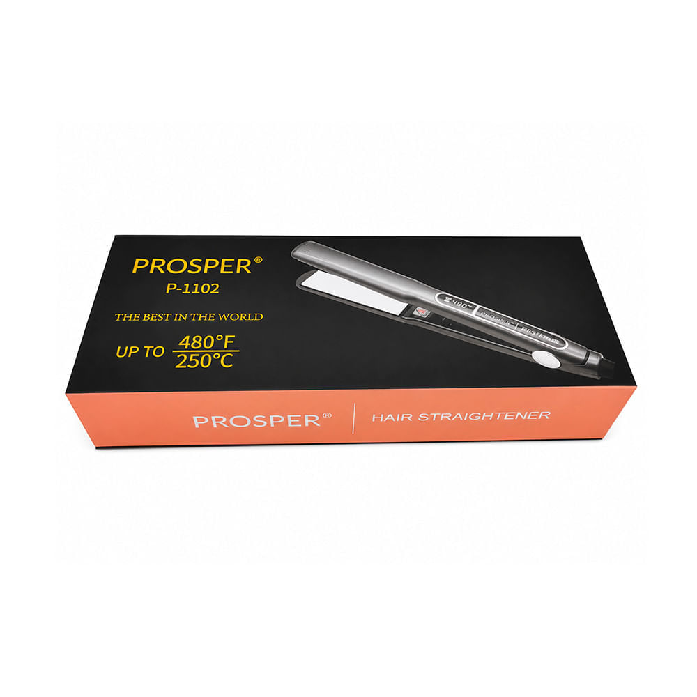 Chapinha de Cabelo Prosper P1102 Cinza e Preto Bivolt
