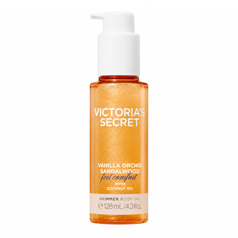 Body Oil Vanilla Orchid Sandalwood Shimmer Victoria's Secret 128ml